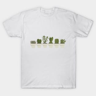 Cacti & Succulent – White T-Shirt